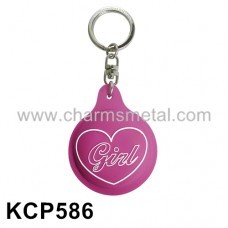 KCP586 - "girl" Plastic Key Chain